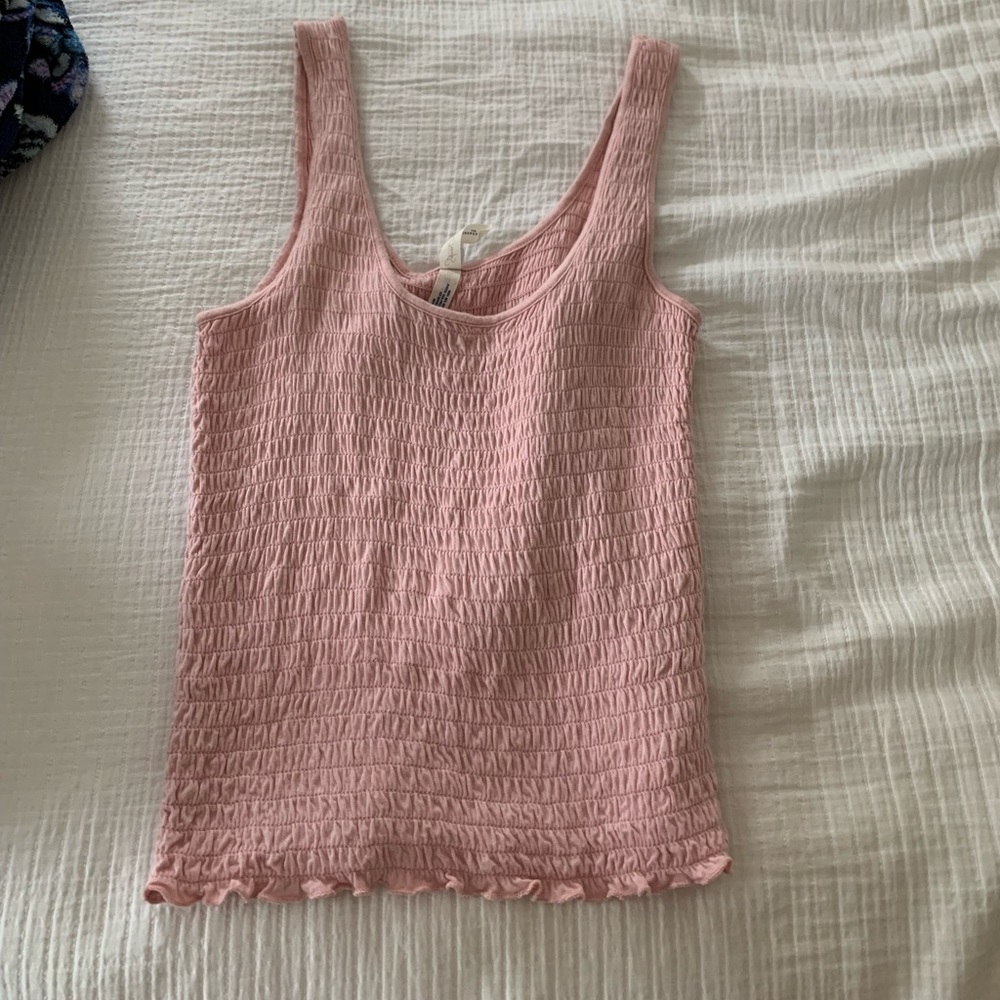 womens pink Aeropostale tank top size small